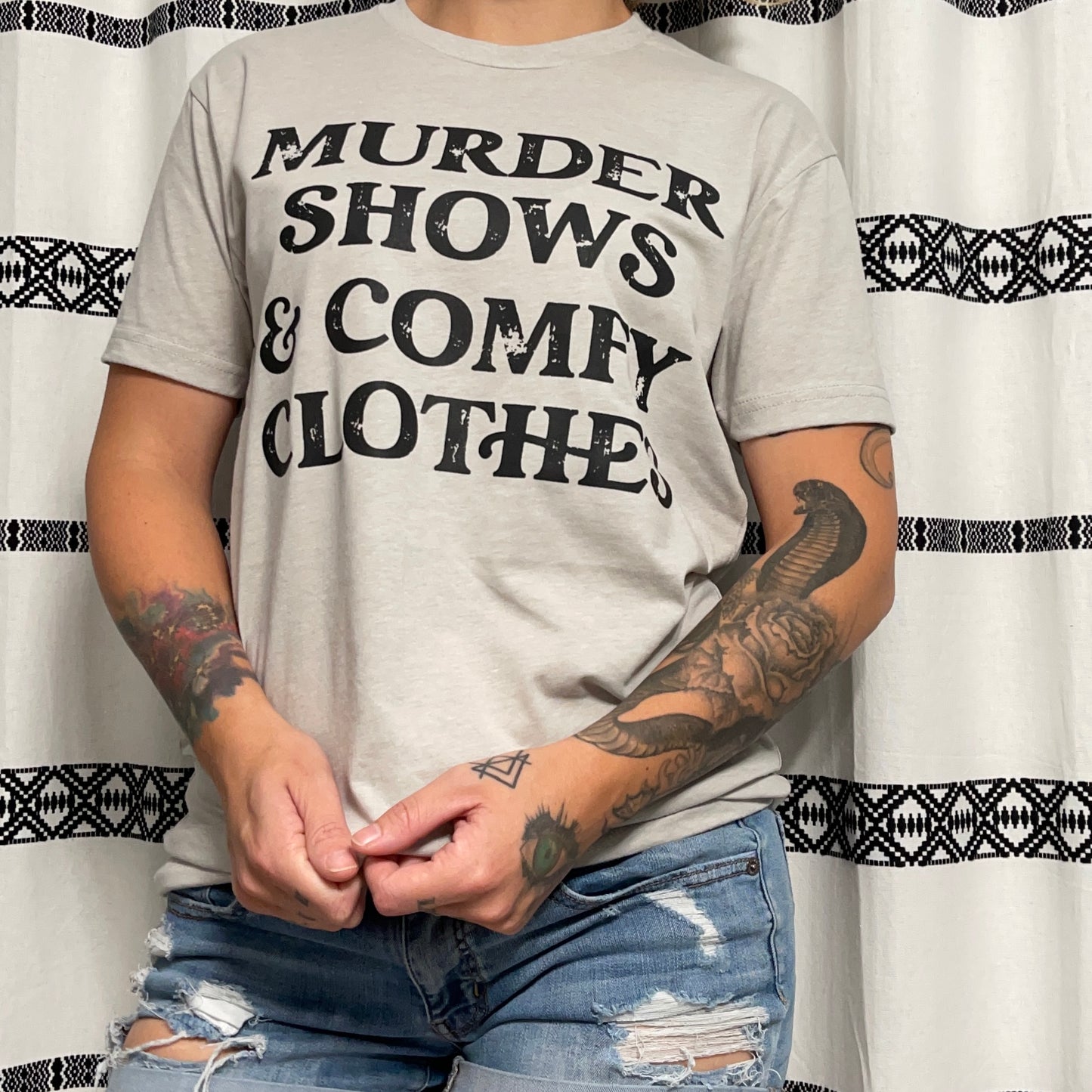 Murder shows and comfy clothes