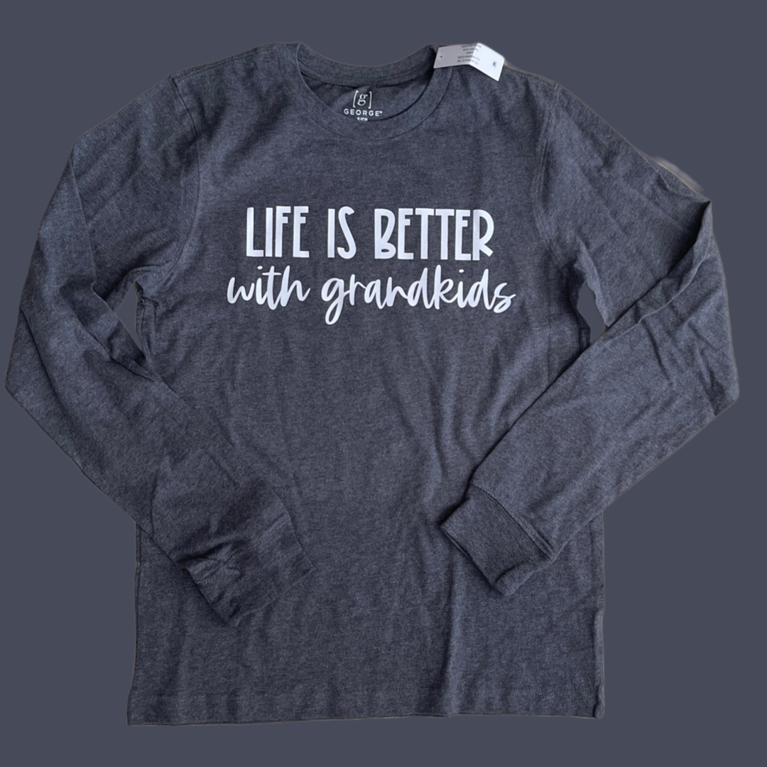 Life is better with grandkids Long sleeve